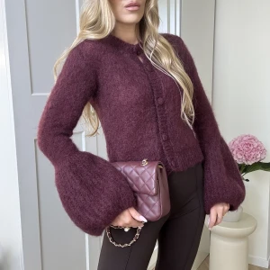 Sweter Blair 81% super kid moher burgund