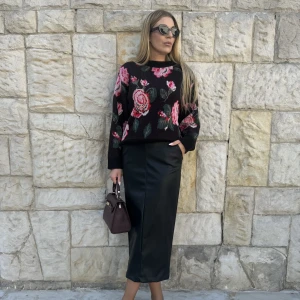 Sweter vintage czarny 