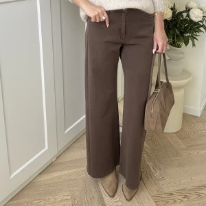 Spodnie Evo wide leg brąz