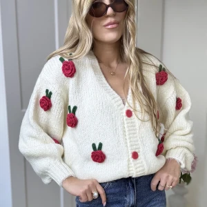 Sweter Rose ecru 