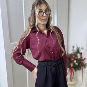 Koszula Ivy burgund