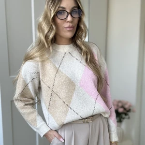 Sweter Softie w romby 